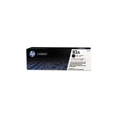 CARTRIDGE, TONER, LASERJET, HP 83A, (CF283A), Black, Original