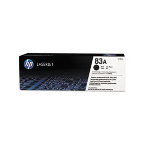 CARTRIDGE, TONER, LASERJET, HP 83A, (CF283A), Black, Original