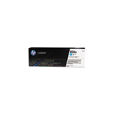 CARTRIDGE, TONER, LASERJET, HP 826A, (CF311A), Cyan, Original