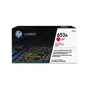 CARTRIDGE, TONER, LASERJET, HP 653A, (CF323A), Magenta, Original