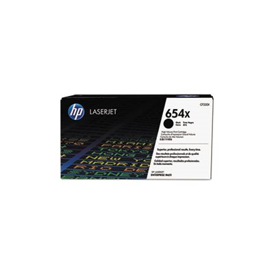 CARTRIDGE, TONER, LASERJET, HP 654X, (CF330X), High Yield, Black, Original