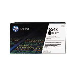 CARTRIDGE, TONER, LASERJET, HP 654X, (CF330X), High Yield, Black, Original