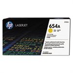 CARTRIDGE, TONER, LASERJET, HP 654A, (CF332A), Yellow, Original 