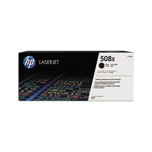 CARTRIDGE, TONER, LASERJET, HP 508X, (CF360X), High-Yield, Black, Original