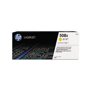 CARTRIDGE, TONER, LASERJET, HP 508X, (CF362X), High Yield, Yellow, Original