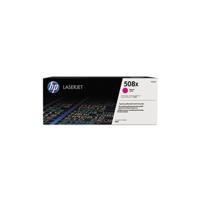 CARTRIDGE, TONER, LASERJET, HP 508X, (CF363X), High Yield, Magenta, Original