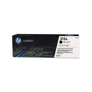 CARTRIDGE, TONER, LASERJET, HP 312A, (CF380A), Black, Original 