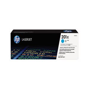 CARTRIDGE, TONER, LASERJET, HP 201X, (CF401X), High Yield, Cyan, Original