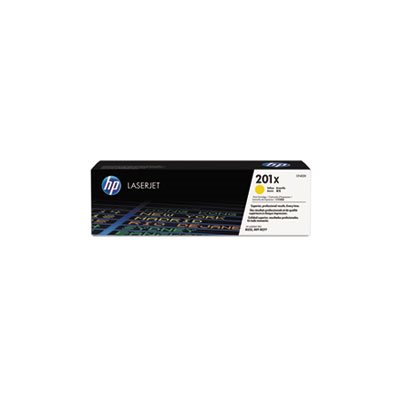 CARTRIDGE, TONER, LASERJET, HP 201X, (CF402X), High Yield, Yellow, Original 