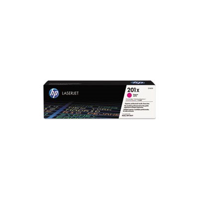 CARTRIDGE, TONER, LASERJET, HP 201X, (CF403X), High Yield, Magenta, Original 