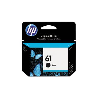 CARTRIDGE, INK, HP 61, (CH561WN), Black, Original