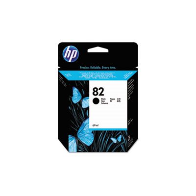 CARTRIDGE, INK, HP 82, (CH565A), Black, Original