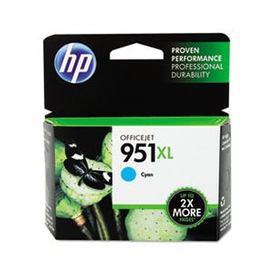 CARTRIDGE, INK, HP 951XL, (CN046AN), High Yield, Cyan, Original