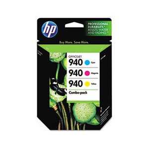 CARTRIDGE, INK, HP 940, (CN065FN), 3-pack, Cyan / Magenta / Yellow, Original 