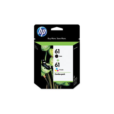 CARTRIDGE, INK, HP 61, (CR259FN), 2-pack, Black / Tri-Color, Original 