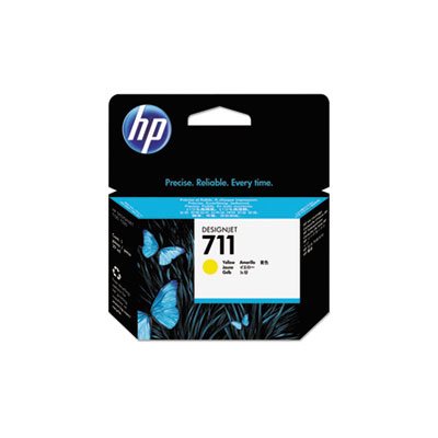 CARTRIDGE, INK, HP 711, (CZ132A), Yellow, Original 