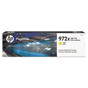 CARTRIDGE, INK, PAGEWIDE, HP 972X, (L0S04AN), HIGH-YIELD, YELLOW, ORIGINAL