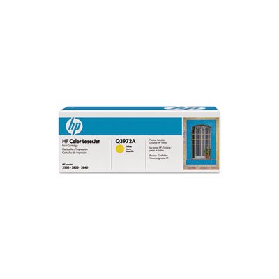 CARTRIDGE, TONER, LASERJET, HP 123A, (Q3972A), Yellow, Original 