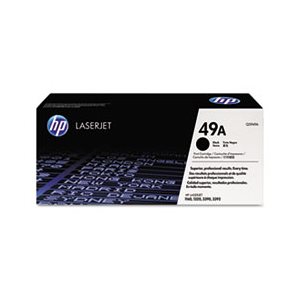 CARTRIDGE, TONER, LASERJET, HP 49A, (Q5949A), Black, Original 