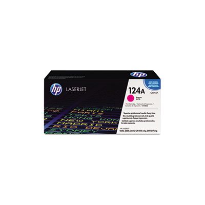 CARTRIDGE, TONER, LASERJET, HP 124A, (Q6003A), Magenta, Original