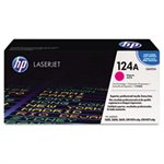 CARTRIDGE, TONER, LASERJET, HP 124A, (Q6003A), Magenta, Original