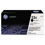 CARTRIDGE, TONER, LASERJET, HP 53X, (Q7553X), High Yield, Black, Original
