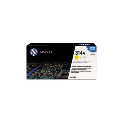 HP 314A, (Q7562A) Yellow Original LaserJet Toner Cartridge