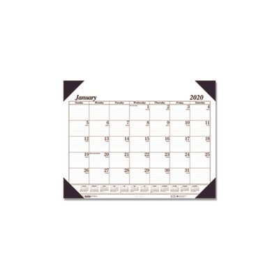 Recycled One-Color Refillable Monthly Desk Pad Calendar, 22 x 17,2023