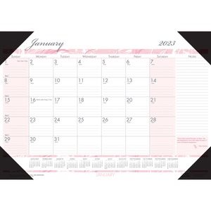 CALENDAR, DESK PAD, Recycled, Breast Cancer Awareness, Monthly, 18.5" x 13", 2023