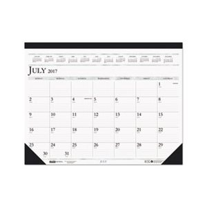 CALENDAR, DESK PAD, Recycled, Compact, Academic, 18.5" x 13"