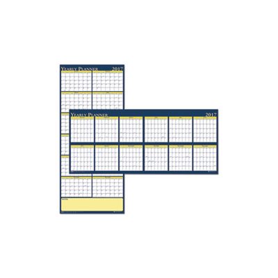 PLANNER, WALL, Recycled, Reversible, Yearly, 60" x 26" 2020