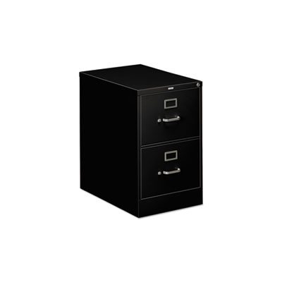 FILING CABINET, 310 Series, Two-Drawer, Full-Suspension, Legal, 26.5"d, Black