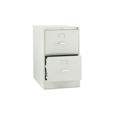 FILING CABINET, 310 Series, Two-Drawer, Full-Suspension, Legal, 26.5"d, Light Gray