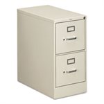 FILING CABINET, 310 Series, Two-Drawer, Full-Suspension, Letter, 26.5"d, Light Gray