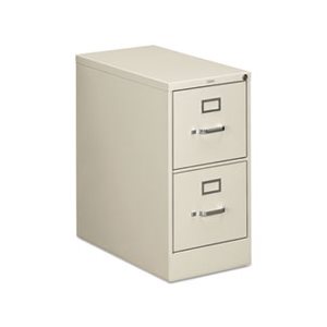 FILING CABINET, 310 Series, Two-Drawer, Full-Suspension, Letter, 26.5"d, Light Gray