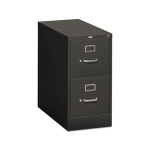 FILING CABINET, 310 Series, Two-Drawer, Full-Suspension File, Letter, 26.5"d, Charcoal