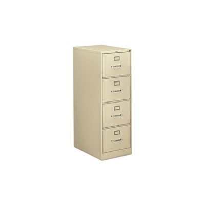 FILING CABINET, 310 Series, Four-Drawer, Full-Suspension File, Legal, 26.5"d, Putty