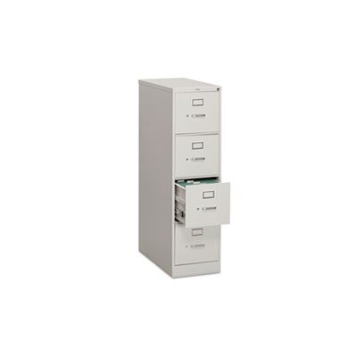 FILING CABINET, 310 Series, Four-Drawer, Full-Suspension File, Letter, 26.50"d, Light Gray