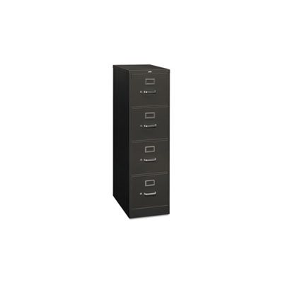 FILING CABINET, 310 Series Four-Drawer, Full-Suspension File, Letter, 26.50"d, Charcoal