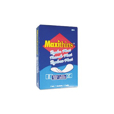 SANITARY NAPKINS, Maxithins, Vended,100 / Carton