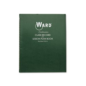 BOOK, Combination Record & Plan, 9-10 Weeks, 6 Periods / Day, 11" x 8.5"