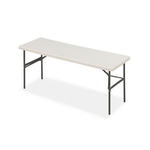 TABLE, FOLDING, IndestrucTables Too 1200 Series, 72"w x 24"d x 29"h, Platinum