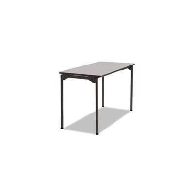 TABLE, FOLDING, Maxx Legroom, Rectangular, 48"w x 24"d x 29.5"h, Gray / Charcoal