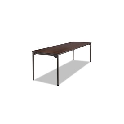 TABLE, FOLDING, Maxx Legroom, Rectangular, 96"w x 30"d x 29.5"h, Walnut / Charcoal