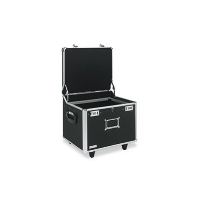 BOX, STORAGE, Lock, Mobile, File Chest, Letter / Legal, Black