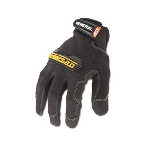 GLOVES, General Utility, Spandex, Black, Medium, Pair