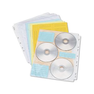 PAGES, CD / DVD, Two-Sided, for Three-Ring Binder, 10 / Pack