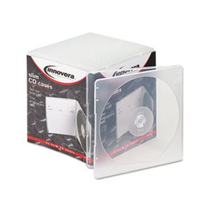 CD CASE, Slim, Clear, 25 / Pack