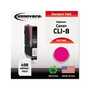 CARTRIDGE, Remanufactured 0622B002 (CLI-8) Ink, Magenta