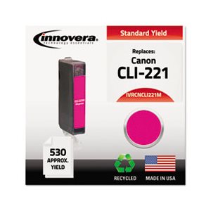 CARTRIDGE, Remanufactured 2948B001 (CLI-221) Ink, Magenta